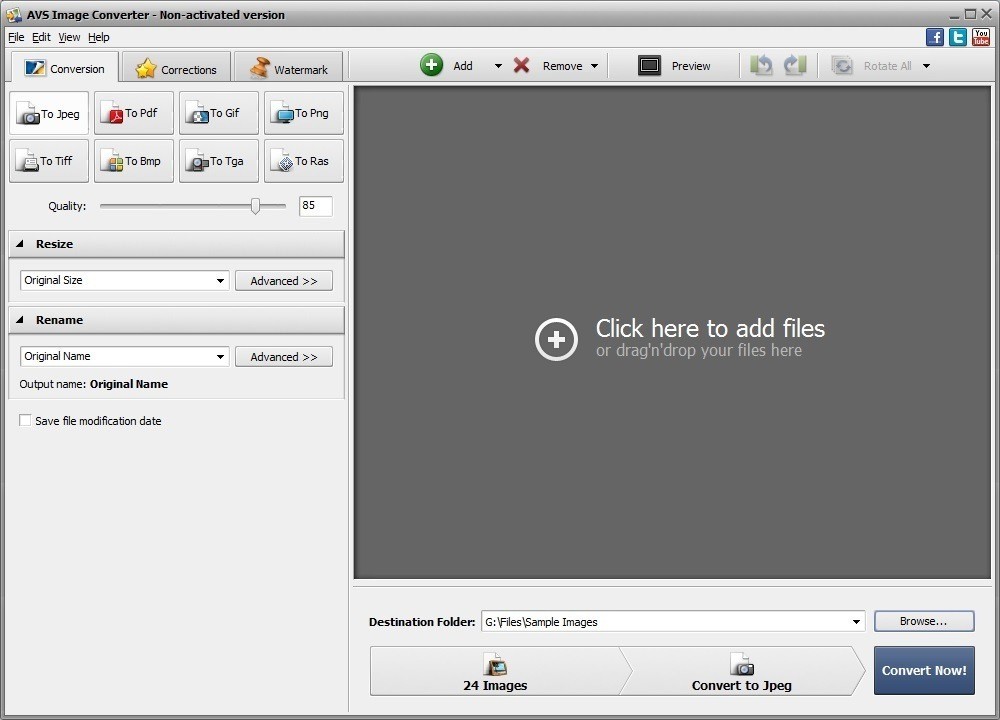 AVS Image Converter - Screenshot #1