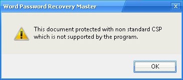 Word Password Recovery Master - Screenshot #1