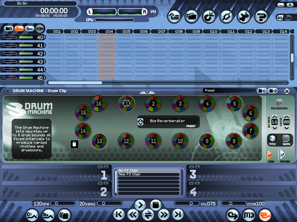 eJay Virtual Music Studio - Screenshot #2.