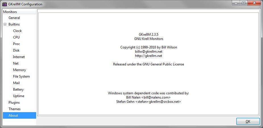 GKrellM - Screenshot #3