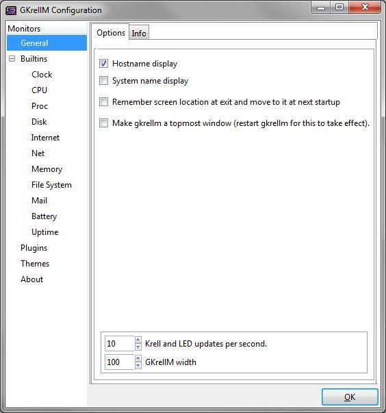 GKrellM - Screenshot #1
