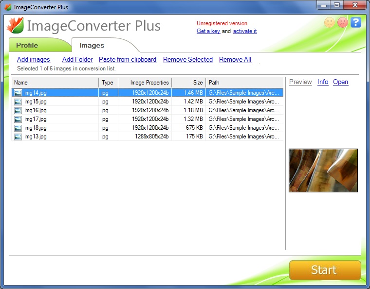 ImageConverter Plus - Screenshot #5