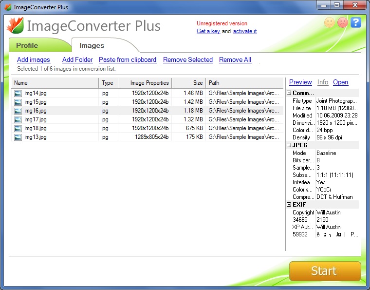 ImageConverter Plus - Screenshot #4