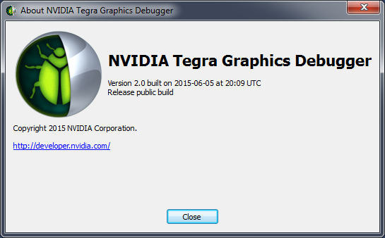 NVIDIA Tegra Graphics Debugger latest version - Get best Windows software