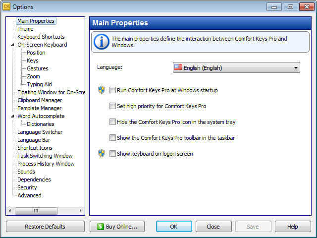Comfort Keys Pro - Screenshot #6