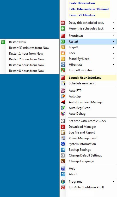 Auto Shutdown Pro II - Screenshot #3