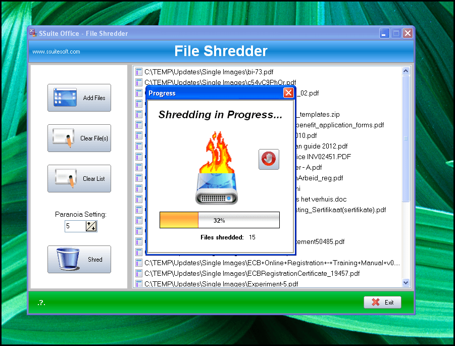 lightweight file shredder for windows xp