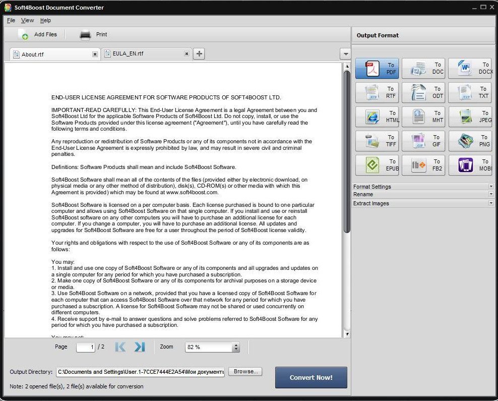 Soft4Boost Document Converter - Screenshot #13