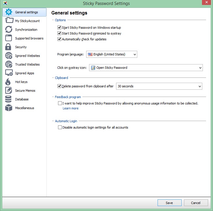 Sticky Password - Screenshot #13