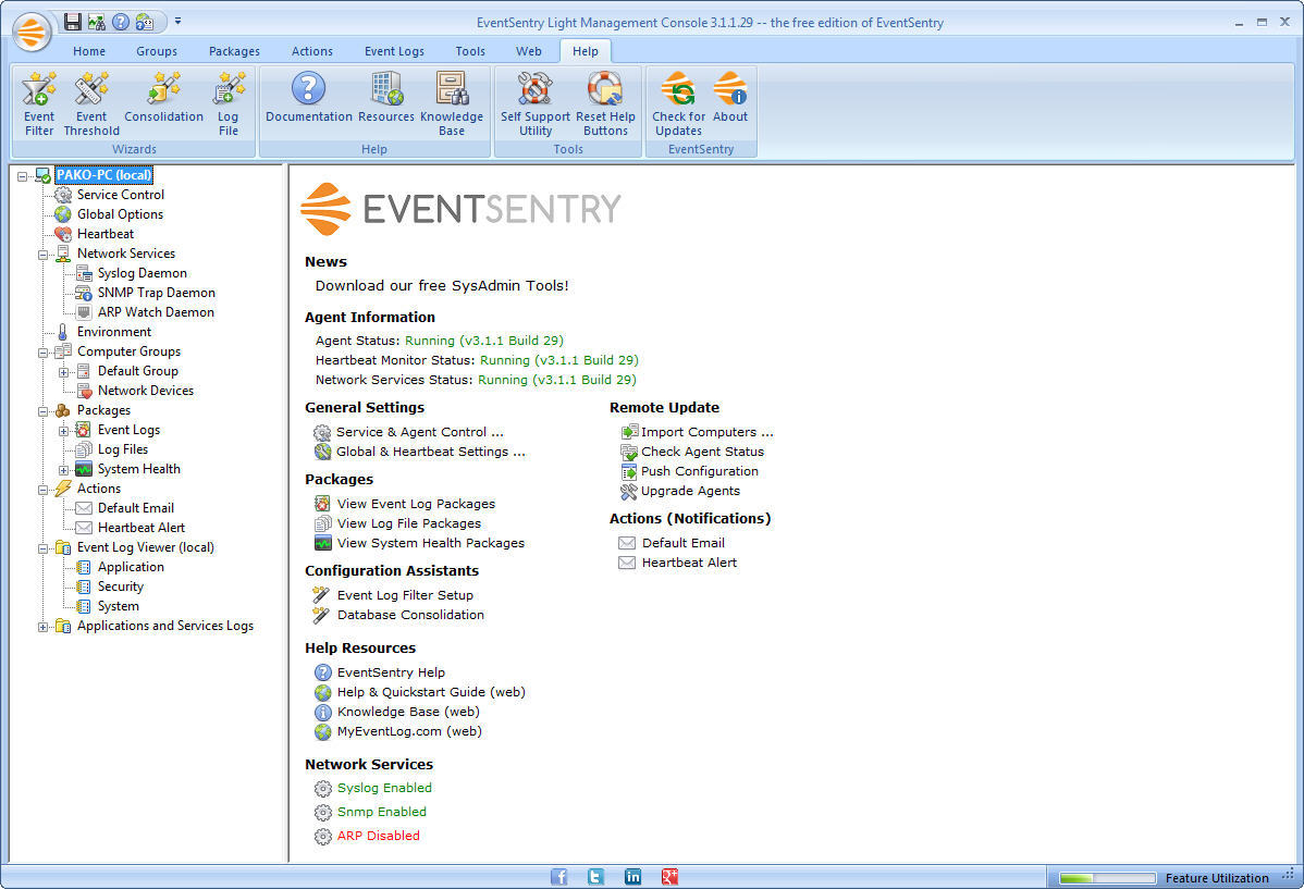 EventSentry Light latest version - Get best Windows software