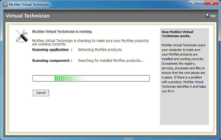 McAfee Virtual Technician - Screenshot #6