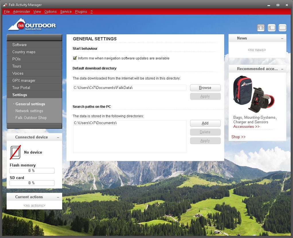 Falk Activity Manager - Screenshot #2