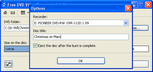 Free DVD Video Burner - Screenshot #8