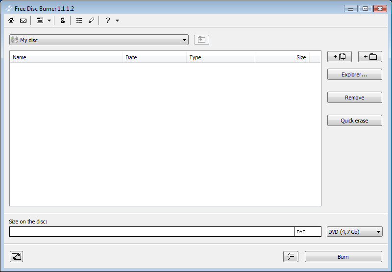 Free Disc Burner - Screenshot #9