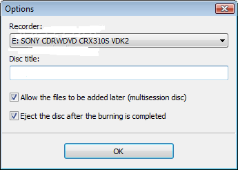 Free Disc Burner - Screenshot #7