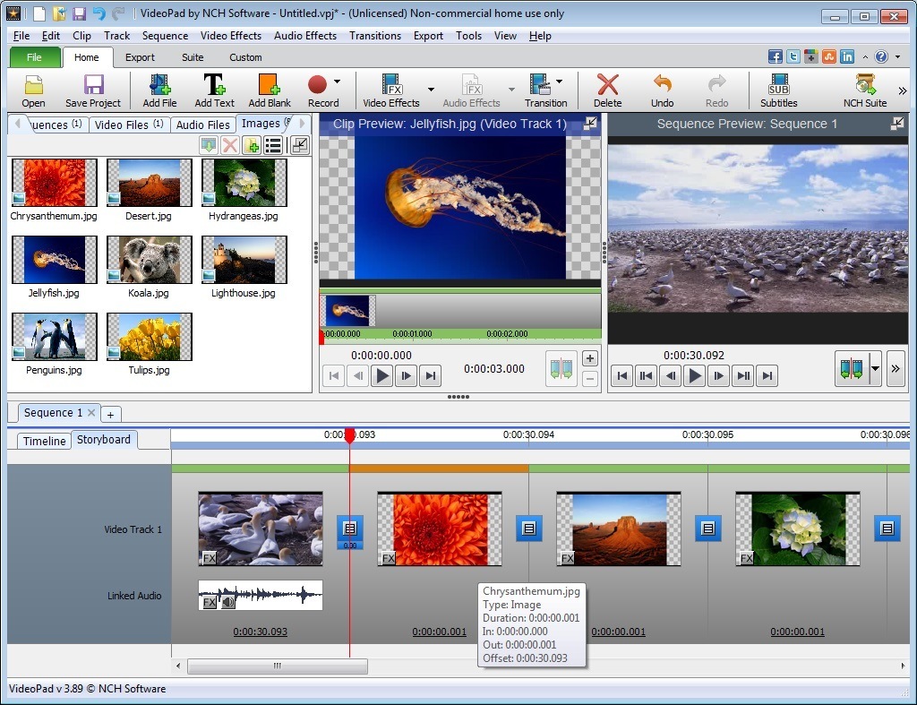 free instal NCH VideoPad Video Editor Pro 13.51
