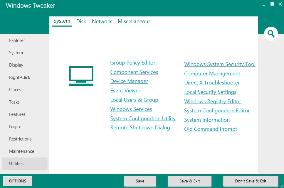 download the last version for windows Ultimate Windows Tweaker 5.1