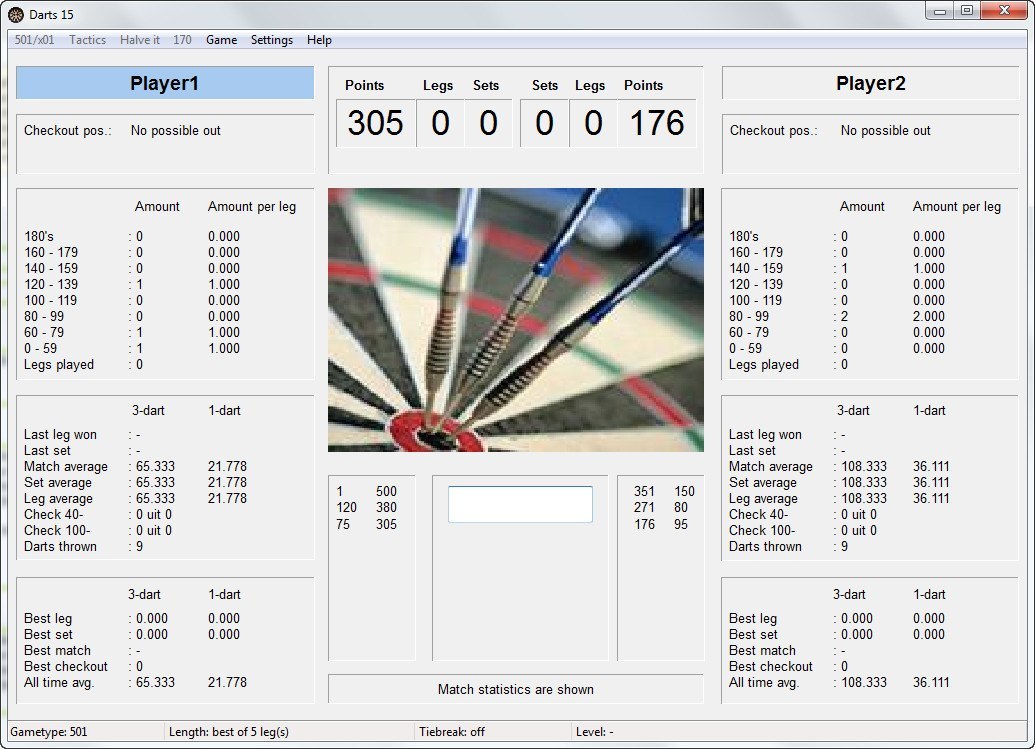 Darts 15 - Screenshot #1
