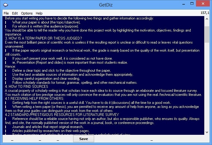GetDiz - Screenshot #2