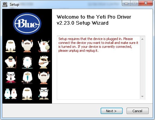 blue yeti drivers download windows 10