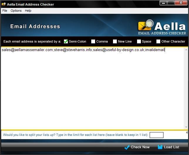 Aella Email Address Checker - Screenshot #1