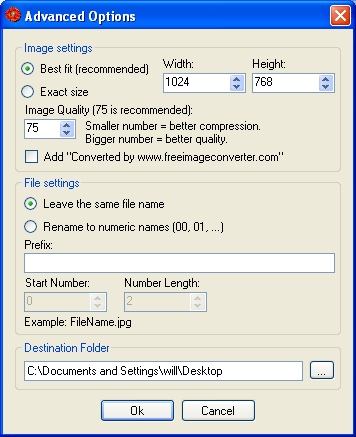 Free Image Converter - Screenshot #5