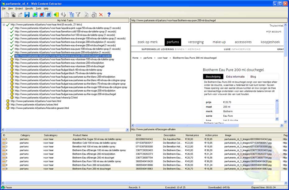 Web Content Extractor download for free - SoftDeluxe