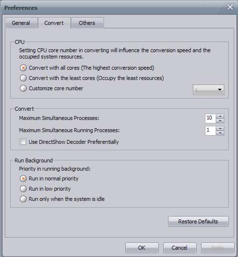 Xilisoft AVI MPEG Converter - Screenshot #13