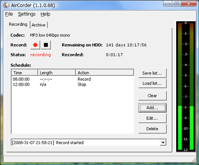 AirCorder - Screenshot #1