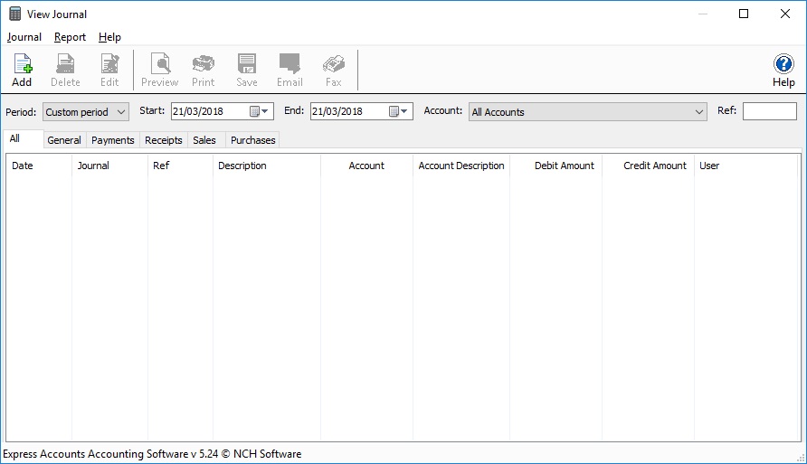 Express Accounts - Screenshot #1