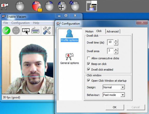 eViacam - Screenshot #2