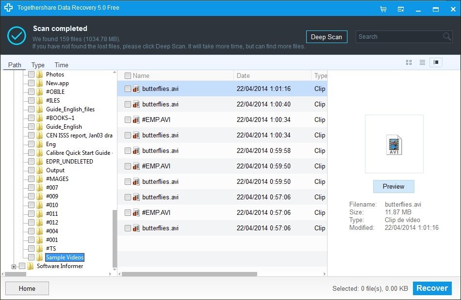 TogetherShare Data Recovery Free - Screenshot #4