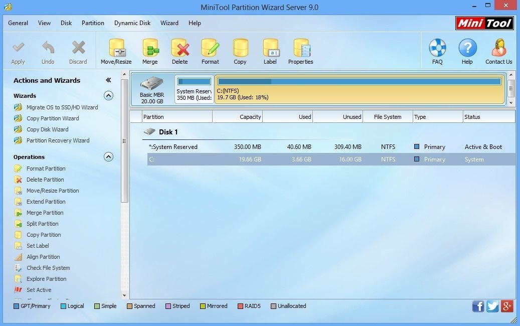 minitool partition wizard server edition free download