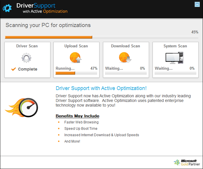 driver support with active optimization registration key free