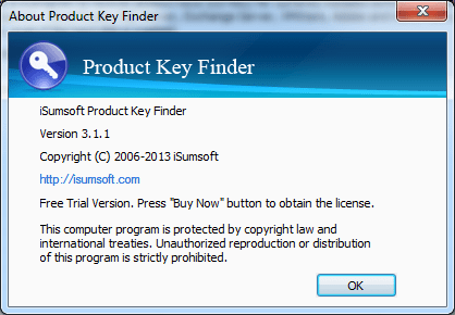 isunshare product key finder serial