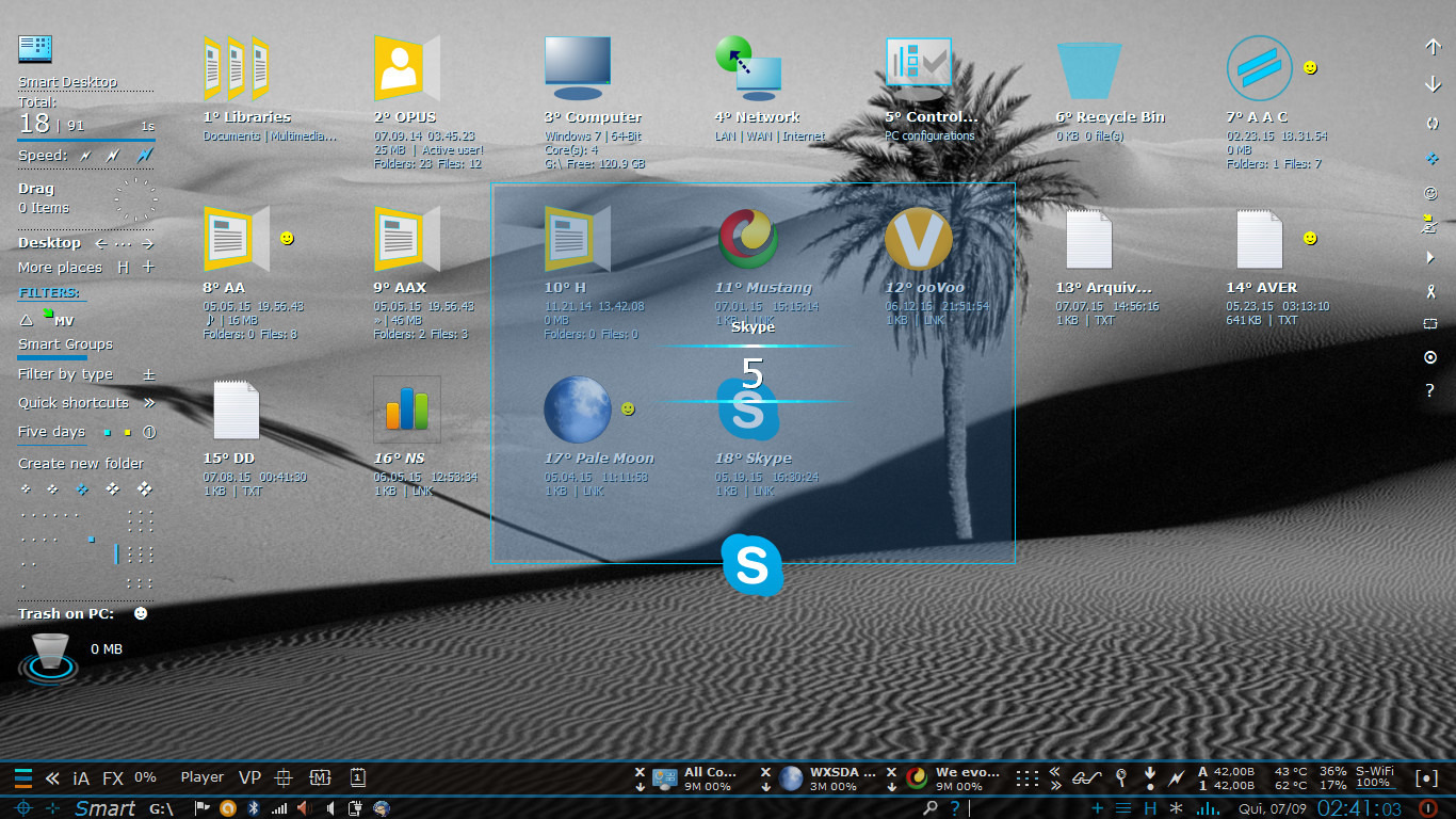 WX Smart Desktop - Screenshot #1