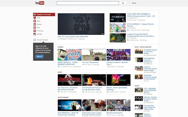 Centerd Center the new YT - Screenshot #1