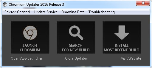 Chromium Updater - Screenshot #1