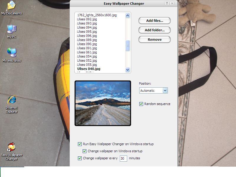 Easy Wallpaper Changer - Screenshot #1