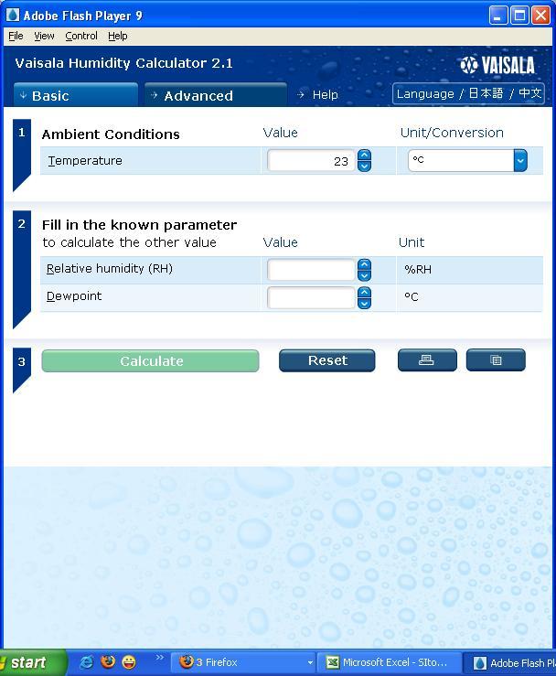 Vaisala Humidity Calculator - Screenshot #4