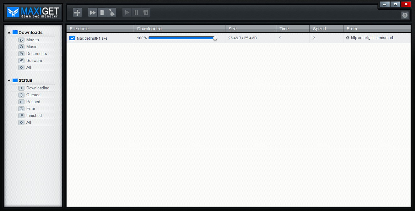 MaxiGet Download Manager - Screenshot #3