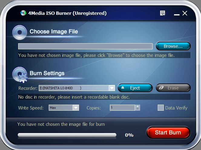 4Media ISO Burner - Screenshot #3