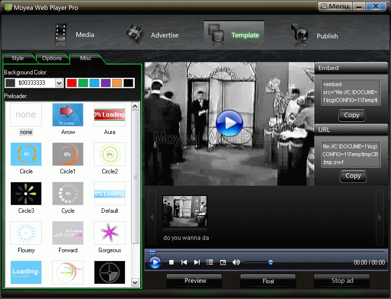 Moyea Web Player Pro - Screenshot #3