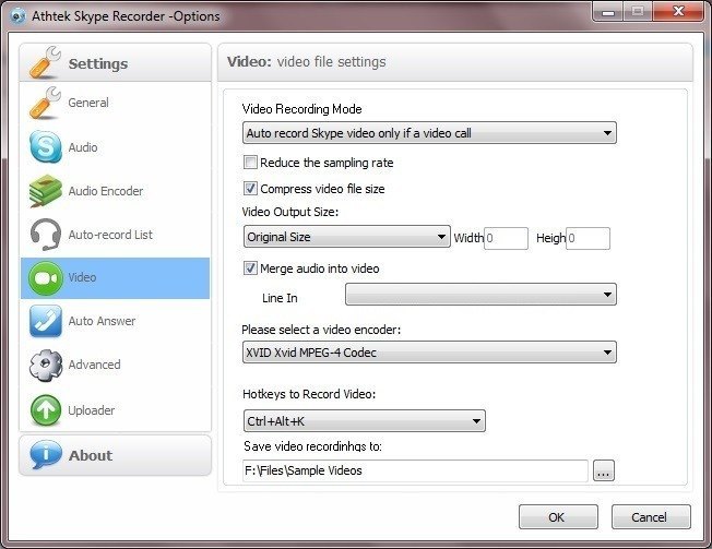 Athtek Skype Recorder - Screenshot #5