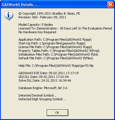 GASCalc - Screenshot #1