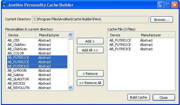 Avolites Fixture Personality Cache Builder latest version - Get best ...