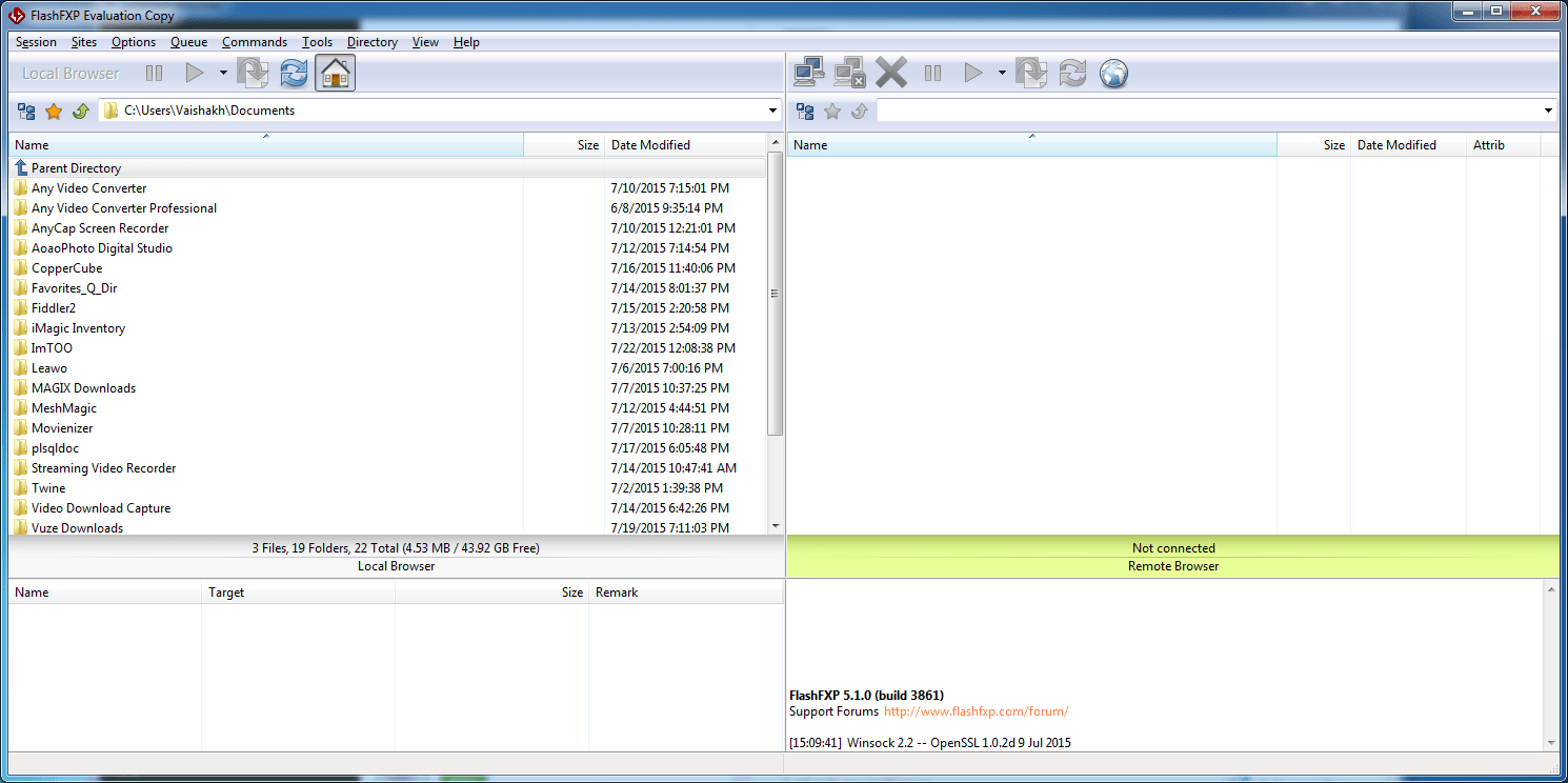 FlashFXP - Screenshot #12