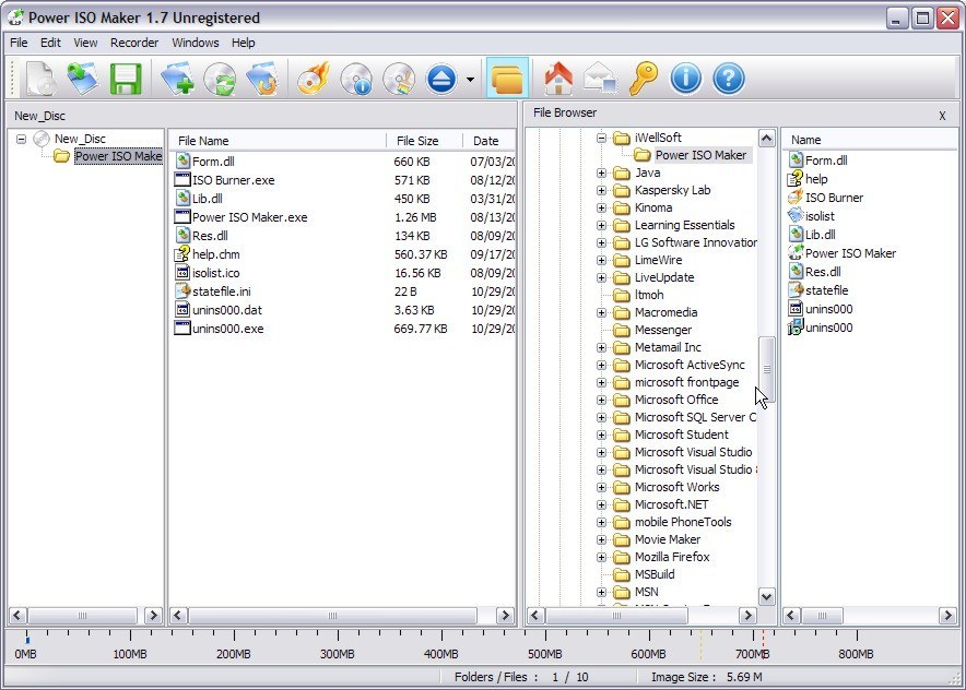 iWellSoft Power ISO Maker - Screenshot #4