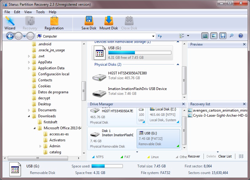 instaling Starus File Recovery 6.8
