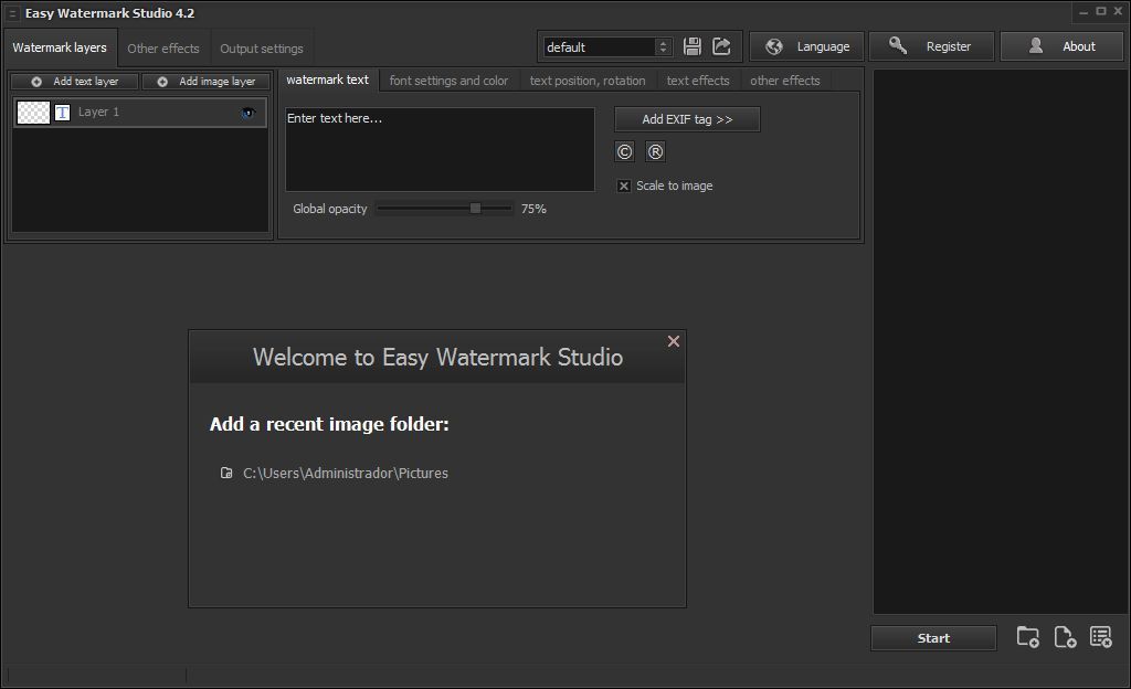 Easy Watermark Studio latest version Get best Windows software